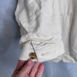 Dip Cream Color Linen Blend Oversized One Button Basic Layer Jacket Sz XL Photo 3