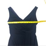 After Six Blue Pleated Surplice Stretch Crape gown XXS. Photo 3