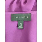 The Limited  Purple Blouse NWOT Size XS Tall Purple Faux Wrap Blouse Photo 4