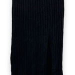 Aerie Black Soft Ribbed Front Slit Pull-On Maxi Skirt Sz S NEW Photo 0