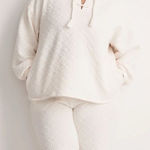 Madewell  White Quilted Sweatshirt XXS Photo 0