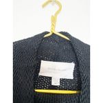 Brochu Walker Black Chunky Knit Sweater Size Medium Linen Cotton Quiet Luxury Photo 4