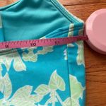 Forever 21 Teal and Green Floral Print High Waist Bikini Set Photo 6