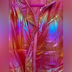 JODIFL π₯12/3 HOST PICK!π₯ NWT Holographic Pink and Yellow Puffer Jacket S Photo 4
