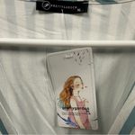 Pretty Garden Viscose Striped Wrap Look V Neck Ruffled Hem Flowy Dress Womens XL Photo 6