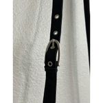 Vtg United Colors Of Benetton Black Nylon Shoulder Purse Silver Hardware Photo 5