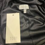 Tobi Black bodycon low cut mini dress Photo 1
