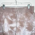 All In Motion Brown & White Tie Dye High Rise Lounge Shorts Photo 2