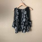 Abbeline cold shoulder embroidered open back top Photo 99