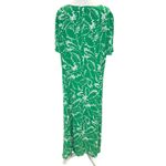 Talbots  NWT Swirling Rosebud Fit & Flare Dress 22W Floral Green White Lined Plus Photo 2