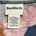 Bonworth  small womens floral print hi low long sleeve pullover knit top Photo 2