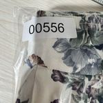 Womens VTG Fritzi CA L Flowy Skirt Midi Pleated Floral Roses Flared Modest White Size L Photo 11