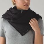 Lululemon Rare Vinyasa Scarf Rulu Fabric Wee Stripe Black Heathered Slate Black Photo 10