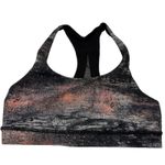Lululemon Sports Bra Women Size 8 Azurite Poppy Coral Multi Invigorate Racerback Photo 2