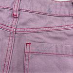Lazy Oaf Purple Embroidered Cigarette Mini Skirt BROKEN Zipper Size 24 Purple Photo 8