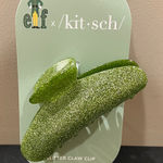 Kitsch | Elf Green Glitter Claw Clip Photo 0
