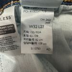 Levi's  Jeans Womens 32X27 Ribcage Straight Ankle Button Fly Dark Wash Stretch Photo 7