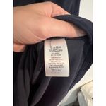 Tahari  Short Sleeve Split V-Neck Tunic Shift Dress Navy Blue Women's Size Small Photo 3