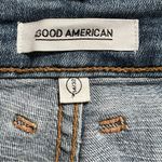 Good American Patchwork Denim Mini Skirt 14/32 Women’s Blue GASKX103 Photo 3