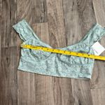 Princess Polly Coquette Sage green lace bustier crop top Photo 1