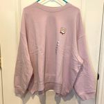 Mofusand x Uniqlo Collab Printed Embroidered Sweatshirt in Pink XXL Photo 2
