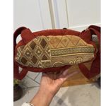 Handmade tapestry carpet bag adjustable backpack pocket inside bohemian indie Photo 7