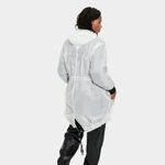 UGG  BRITTANY HOODED Sheer ANORAK White S NWT Rain Festival Stay Dry Tailgating Photo 2