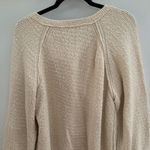 Free People Cream V-Neck Sweater Photo 10