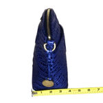 Brahmin Electric Blue Crocodile Embossed Leather Duxbury Dome Crossbody Bag NWOT Photo 6