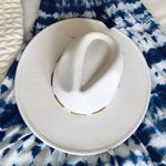 Macy's Marcus Adler Metal Trim Panama Hat NWT Photo 2
