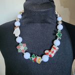 Christmas Winter Necklace with Earrings Set New Silver Photo 7