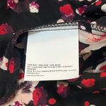 Amour Vert (M) Leeron Silk Floral Mini Skirt - Flowy Zip Closure Thin Waistband Photo 8