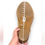 Qupid  Tobin Taupe‎ Whipstitch Slip On Block Heel Booties Sz 6.5 Photo 9