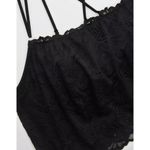 Aerie Holiday Best Lace Longline Bralette Black XXL Photo 10