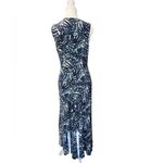 Jonathan Simkhai “Priscilla” Ruched Midi Dress Blue Size 4 Photo 4