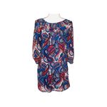 My Michelle  Boho Chic Paisley Shift Dress S — Multicolor Paisley Mini/Vintage Photo 2