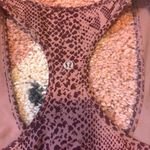 Lululemon  Cool Racerback Snakeskin Print Desert Snake Bark Berry Womens 6 Photo 2