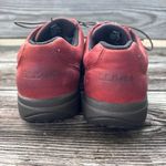 L.L.Bean  womens leather gortex lace up shoes red brown 6 Photo 2