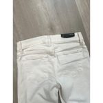 J Brand  White Jean Straight Leg Jeans, Size 24 Photo 9