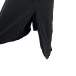 LA Made  Black Notch Neck Long Sleeve Tee Small New Photo 2