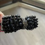 Elegant Black Beaded Headband Photo 1