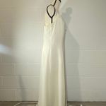 Aspeed Off White Cream Long Wedding Prom Formal Dress w Beaded Appliqué Photo 3