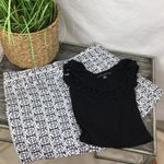 Banana Republic  SET Black Tee & Print Shorts S M Photo 4