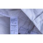 Frank & Eileen Wicklow The Italian Chino Cropped Raw Hem White Twill Pants 0 Photo 10