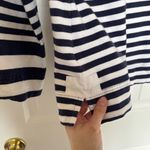 Joules Women's Navy Blue White Striped Deck Shirt Size US 10 Photo 7