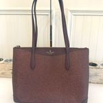 Kate Spade  New York Glitter Tote Bag Purse Handbag Burgundy Shimmy Photo 1
