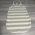 We The Free “Free People” Ivory Combo Louie Racerback High Low Tunic Tank Top Photo 8