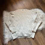 Aritzia Sunday Best Oversized Peggy Sweater In Whisper White Photo 5