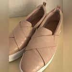 Halogen women beige leather platform Blakely sneakers US 9 Photo 7