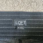 Loft 🛎️ 5/$20  Stripe Dress Pants Tights Size SP in Gray Photo 2
